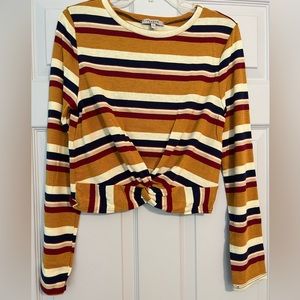 Papaya crop top sweater.  Size Large
